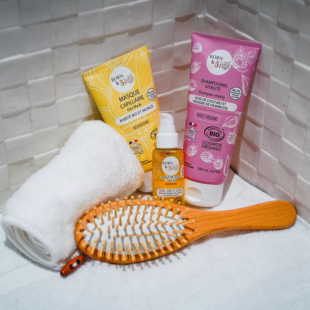 🥥🍓 Biologische Shampoo – Kokos & Frambozenazijn