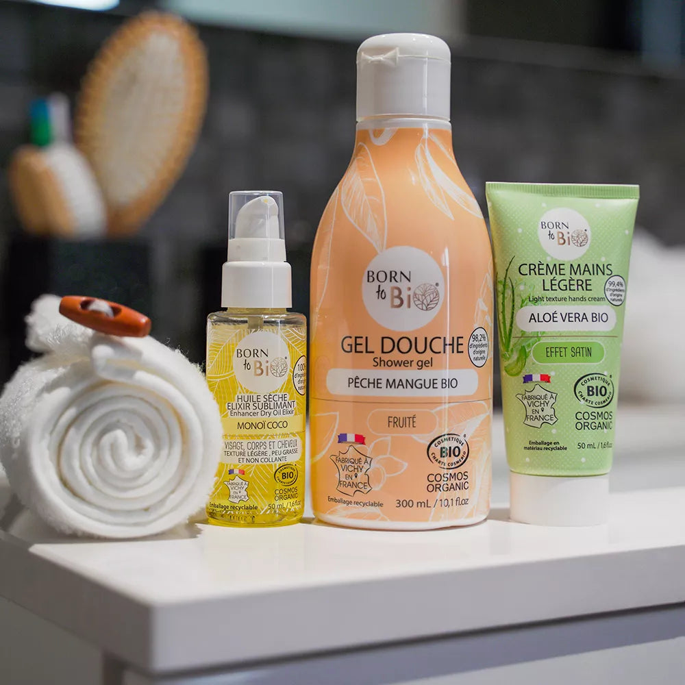 🥭🍑 Biologische Douchegel – Peach Mango