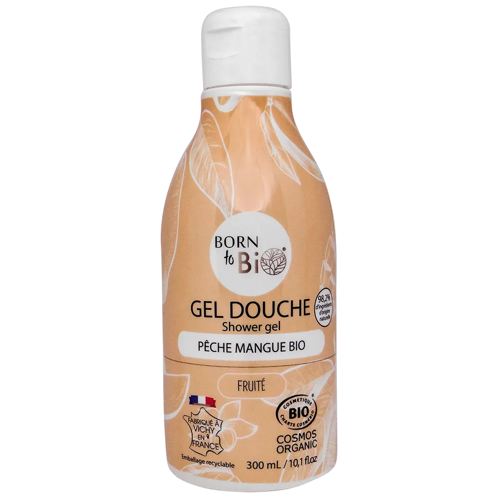 🥭🍑 Biologische Douchegel – Peach Mango