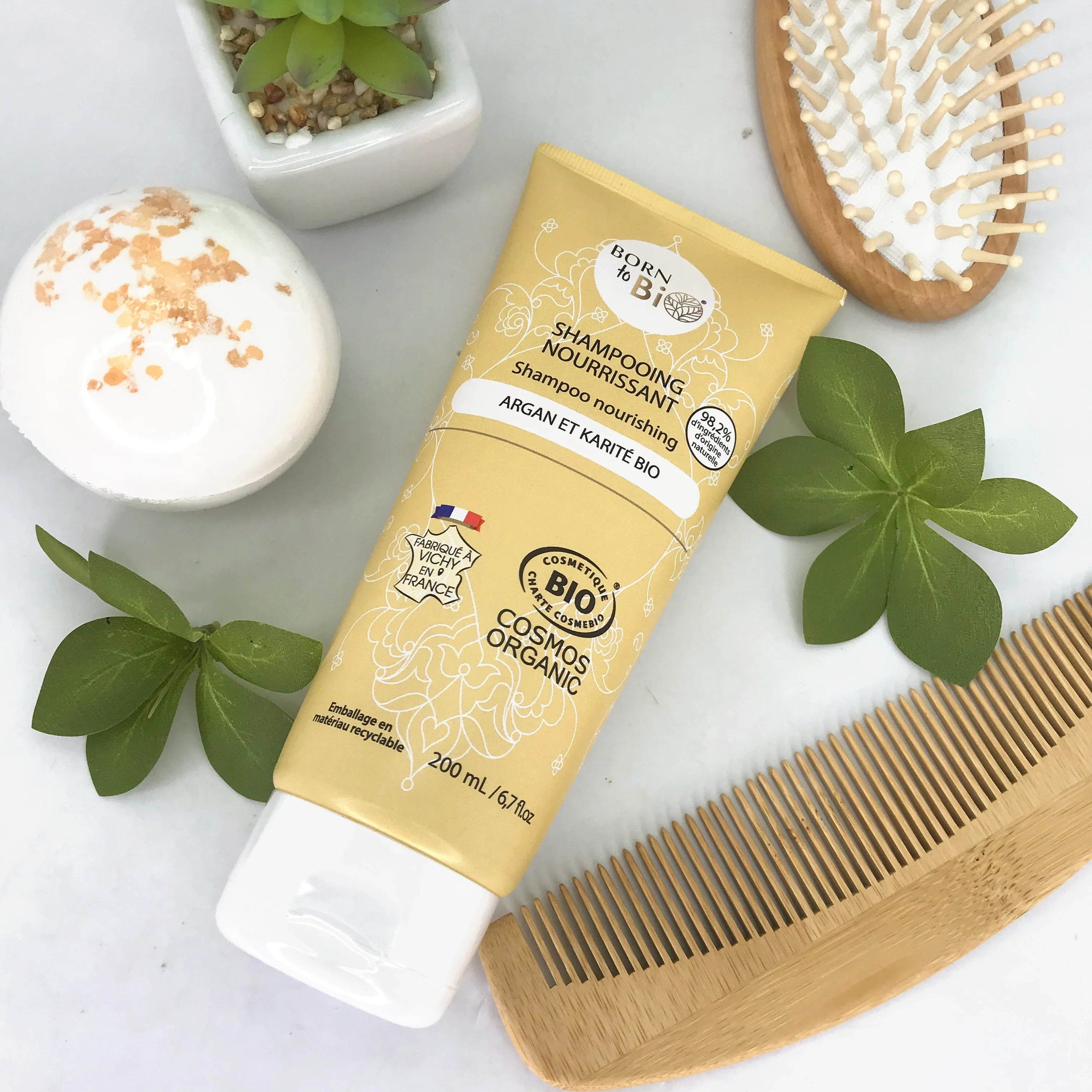 🌿 Biologische Shampoo – Romige Textuur & Zoete Geur